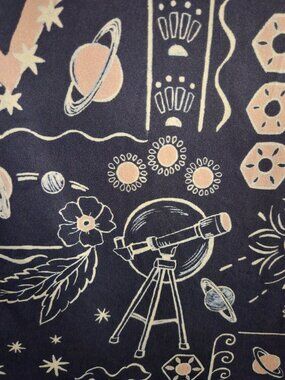 Cute Beachy Tank Dress Cosmic Astronomy Print